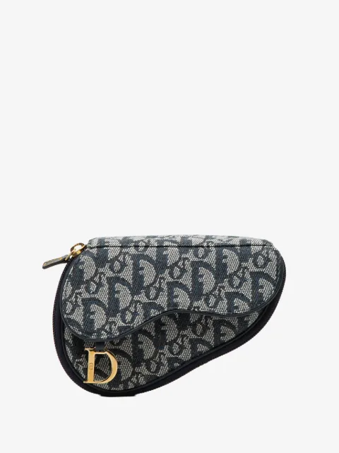 Christian Dior Pre-Owned 2000 Diorissimo Canvas Saddle pouch