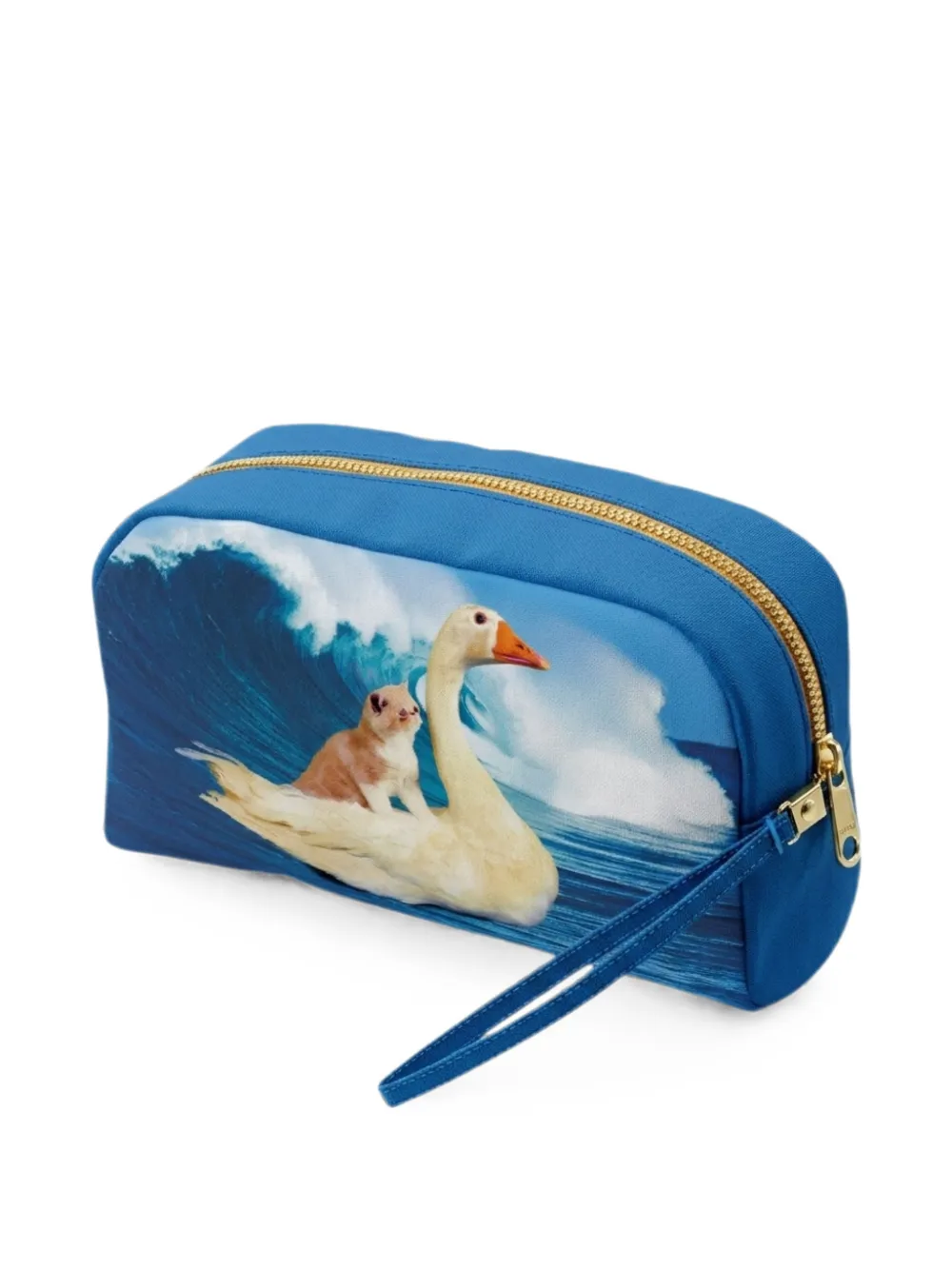Seletti Toiletpaper Surf Buddies Kulturbeutel - Blau