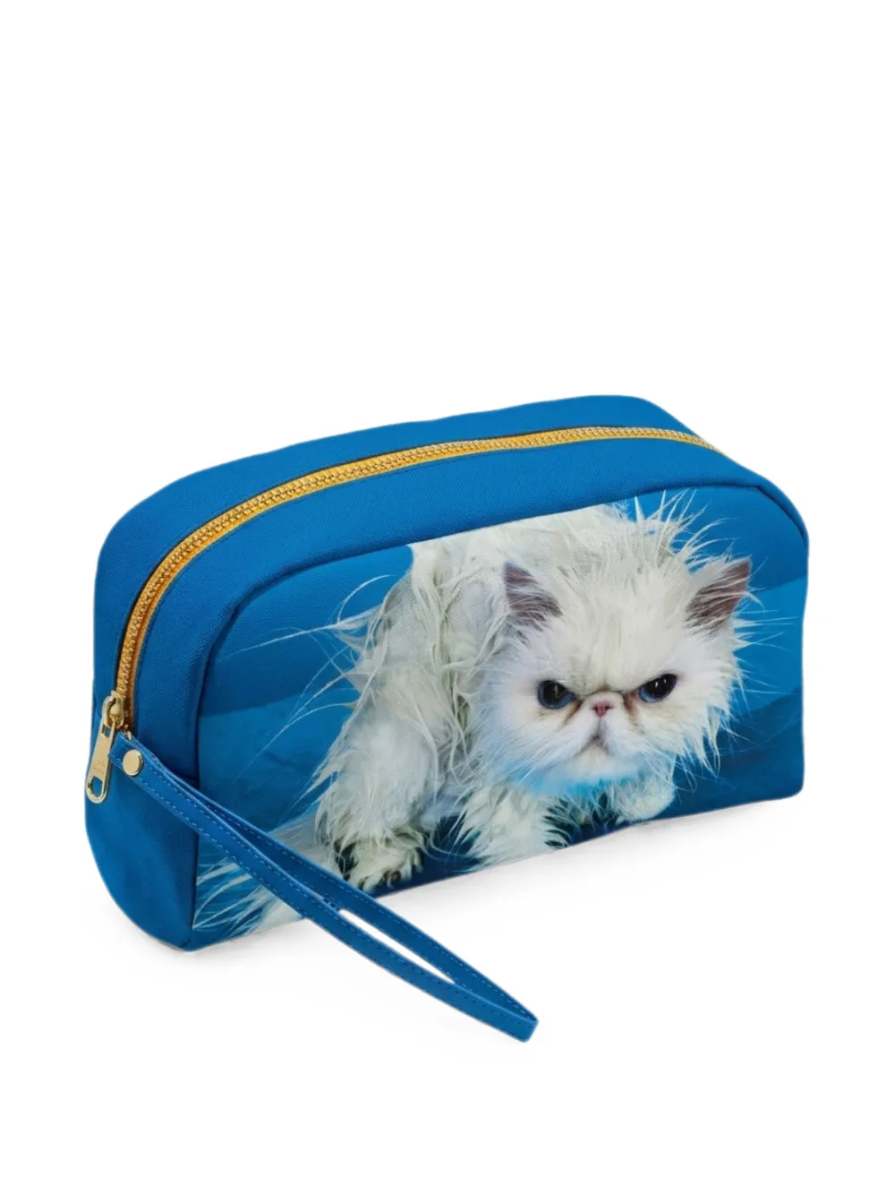Seletti Toiletpaper Angry Cat Kulturbeutel - Blau