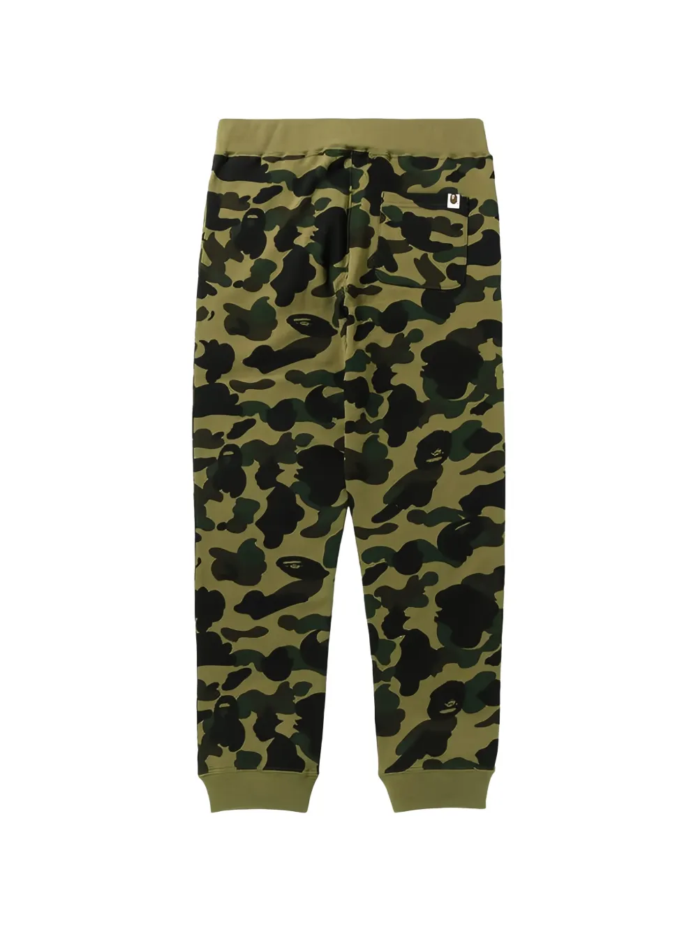 A BATHING APE 1st Camo Shark track pants Groen