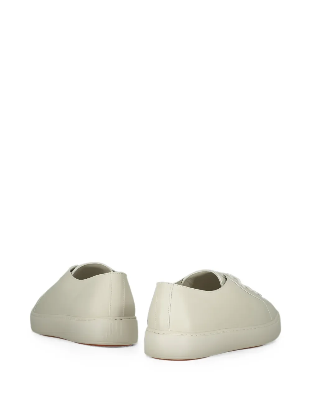 Santoni Leren sneakers Wit