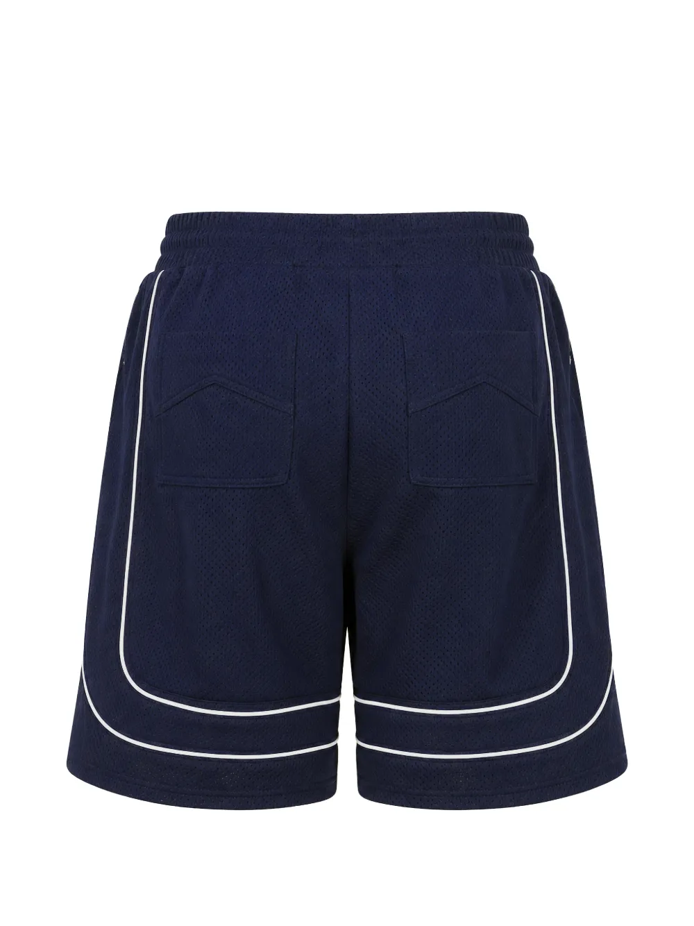 RHUDE Shorts met logoprint Blauw