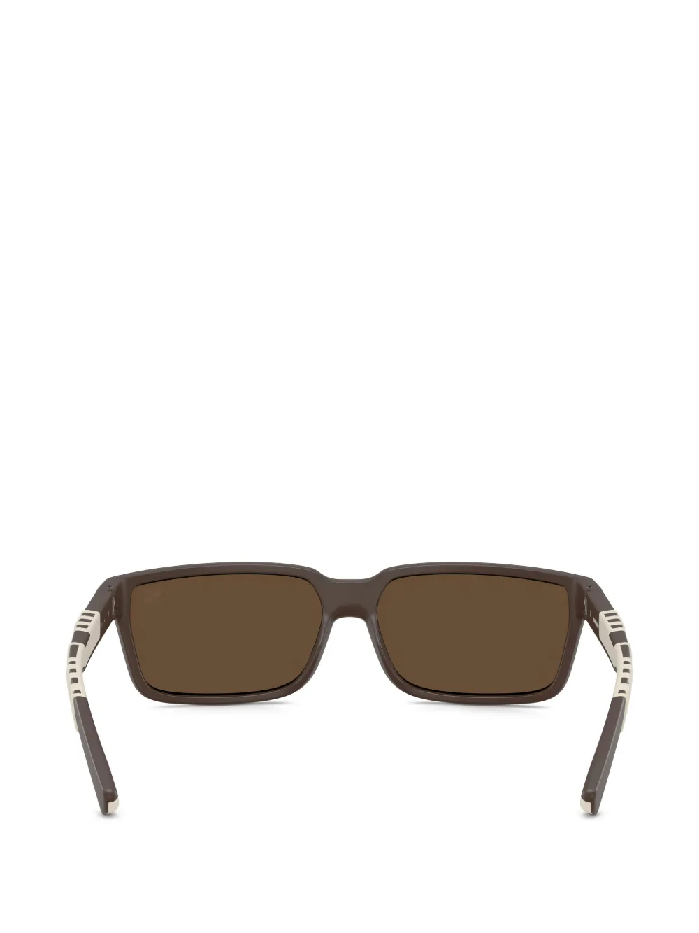 Burberry Eyewear Zonnebril met rechthoekig montuur Bruin