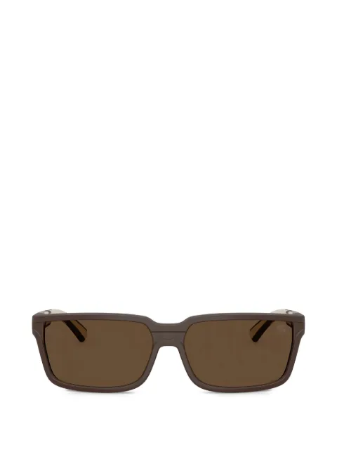 Burberry Eyewear check rectangle-frame sunglasses