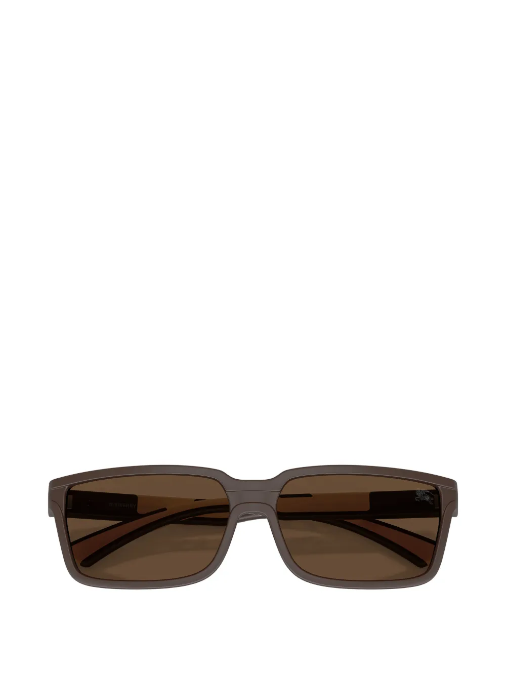 Burberry Eyewear Zonnebril met rechthoekig montuur Bruin