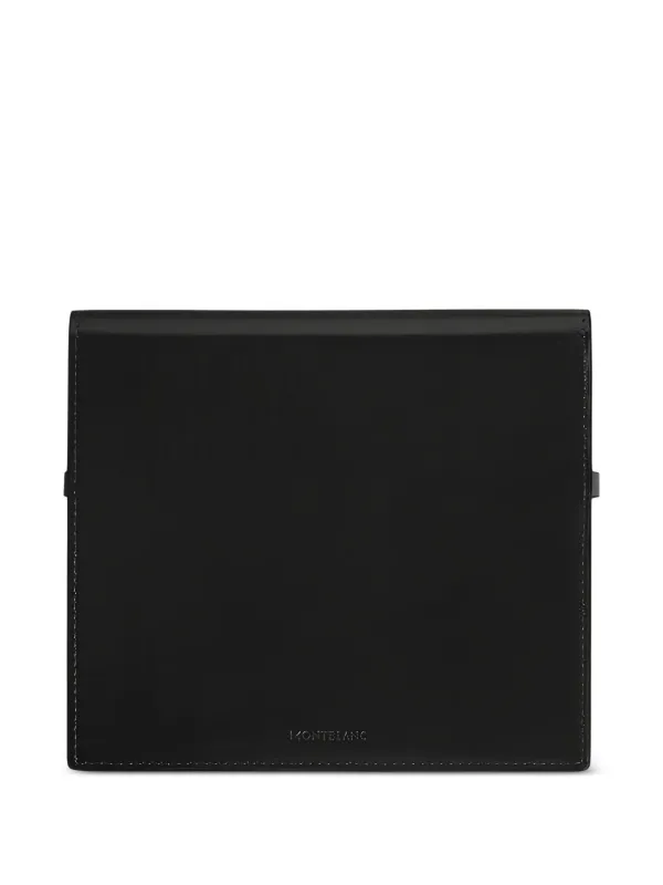MONT BLANC ブラック レザー ペンポーチ Montblanc レザーペンポーチ | ブラック | FARFETCH JP