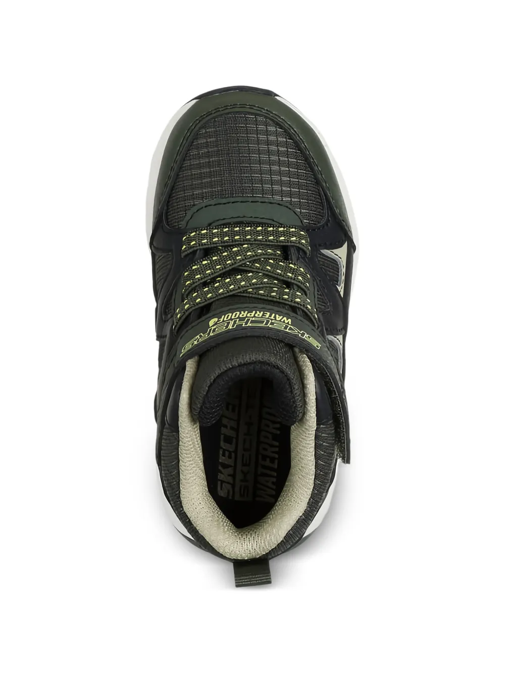 Skechers Storm Blazer Drizzle Squad waterproof enkellaarzen met klittenband Groen