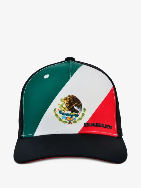 Oakley Mexico-flag mesh trucker hat