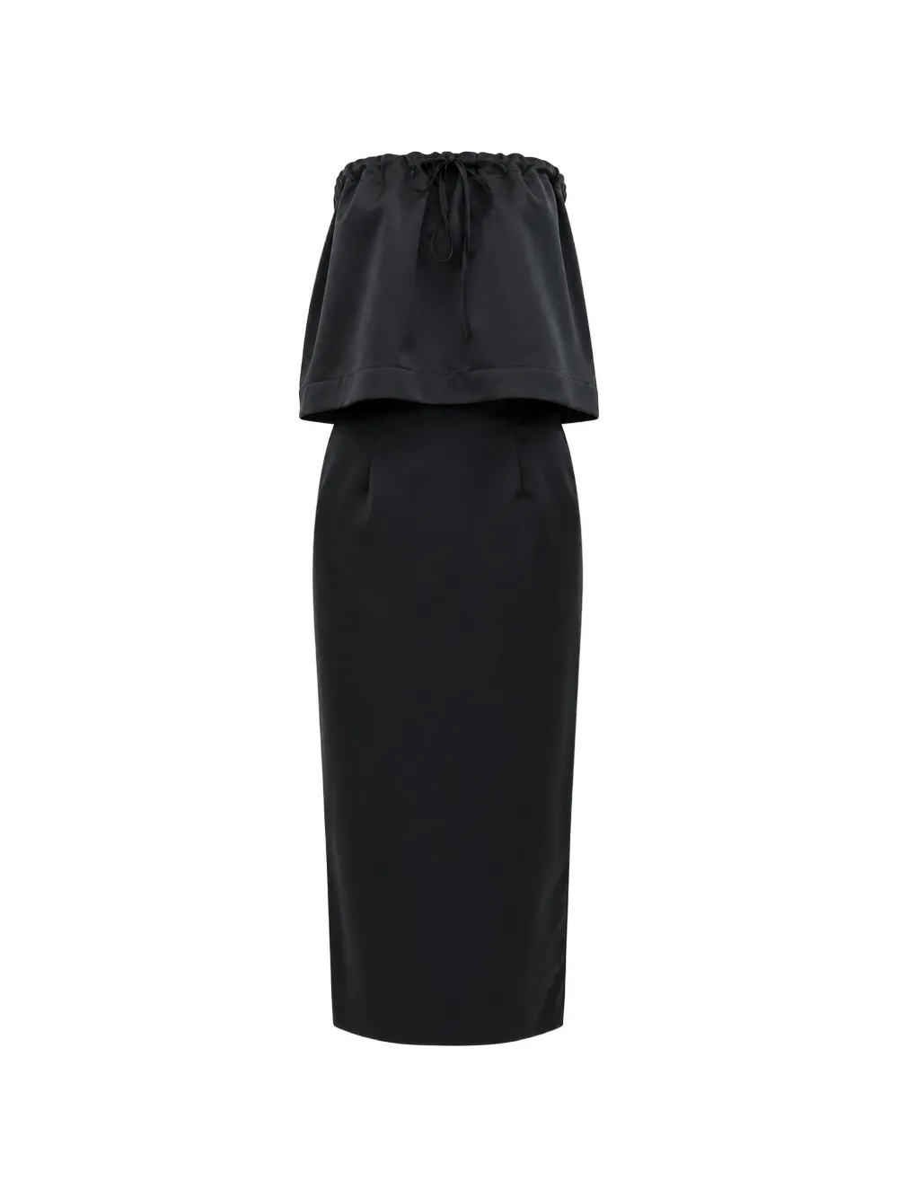Nº21 straight midi skirt - Schwarz