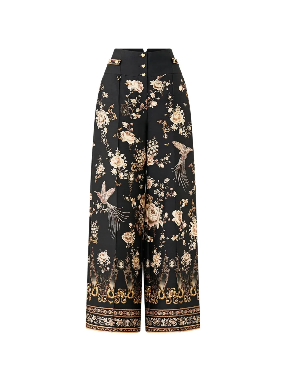 Camilla Flamenco Folklore trousers - Nero
