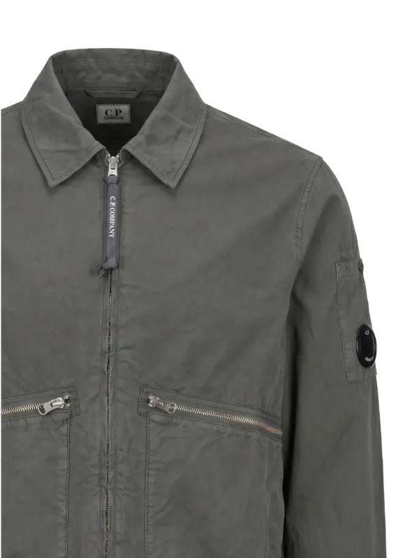 C.P. Company ベージュ　ボタンアップジャケット C.P. Company ジップアップ ジャケット | グレー | FARFETCH JP