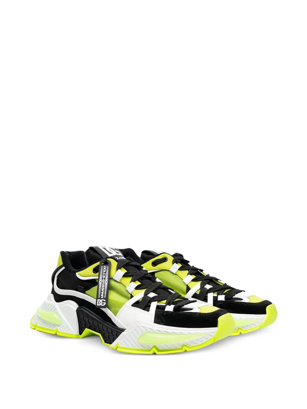 Dolce & Gabbana Airmaster panelled sneakers Groen