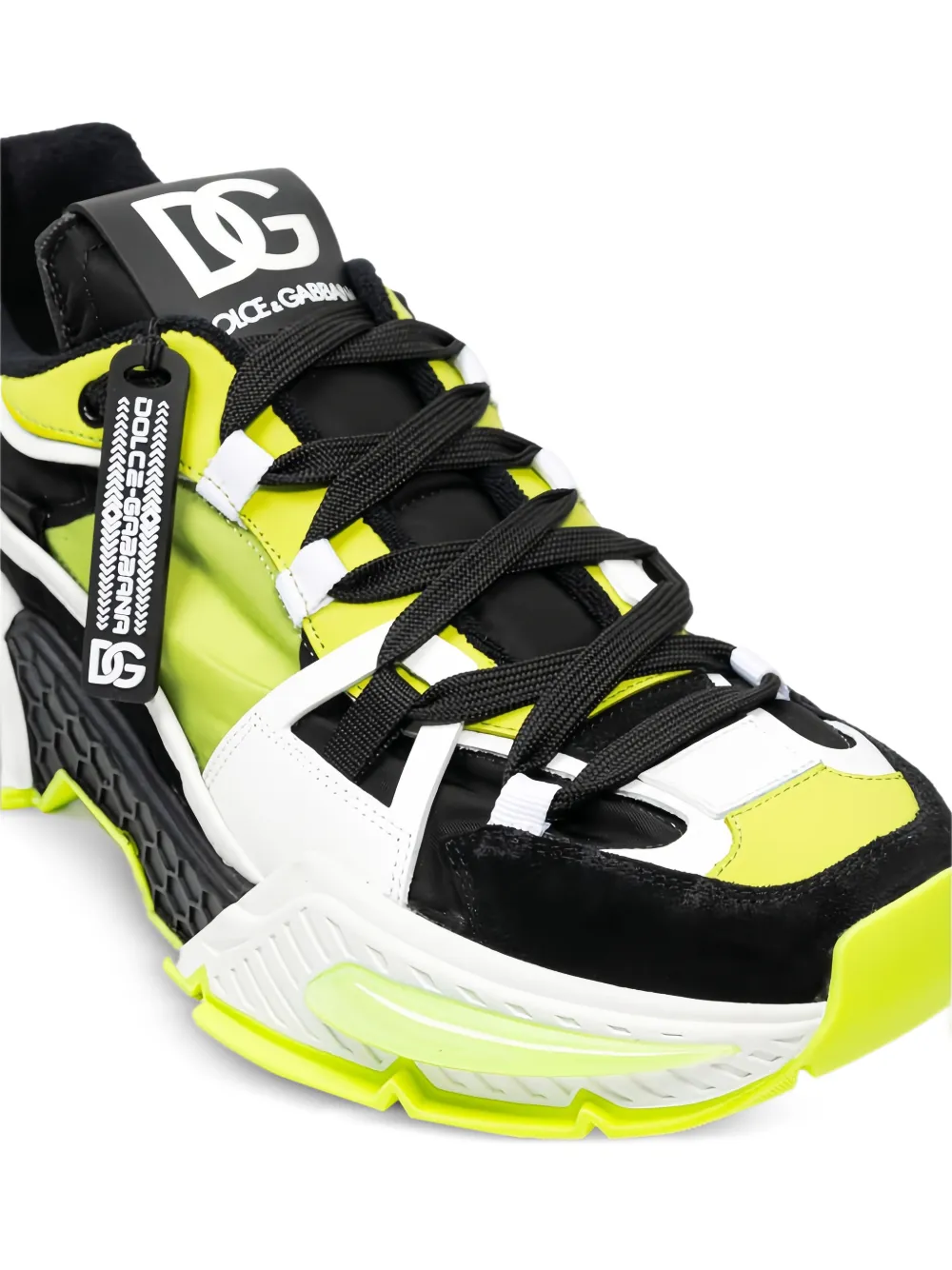 Dolce & Gabbana Airmaster panelled sneakers Groen