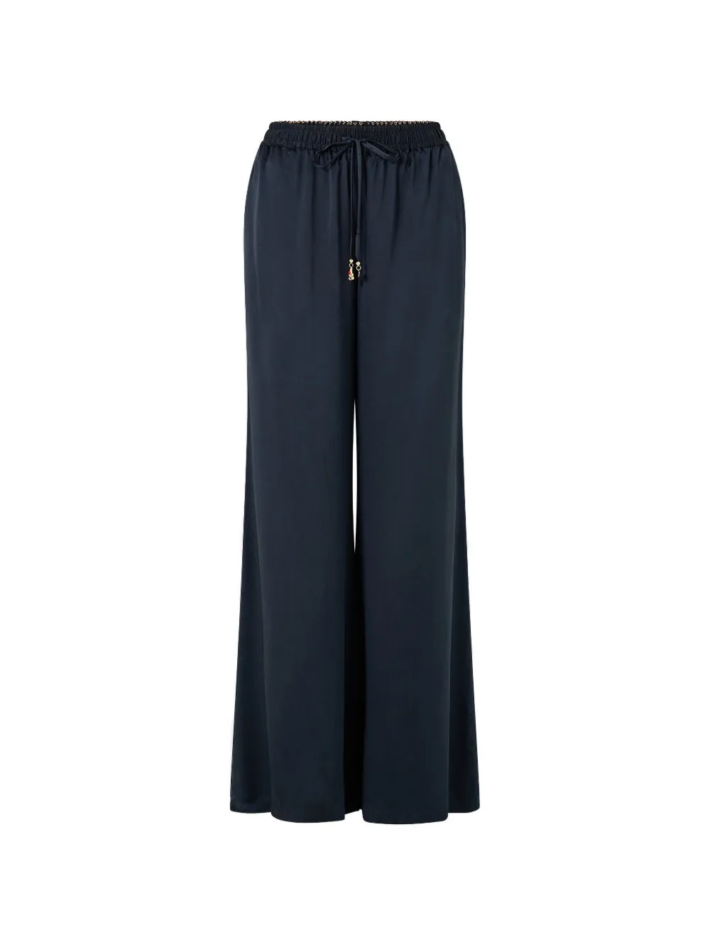 Camilla Lounge charm-detail palazzo pants - Blu