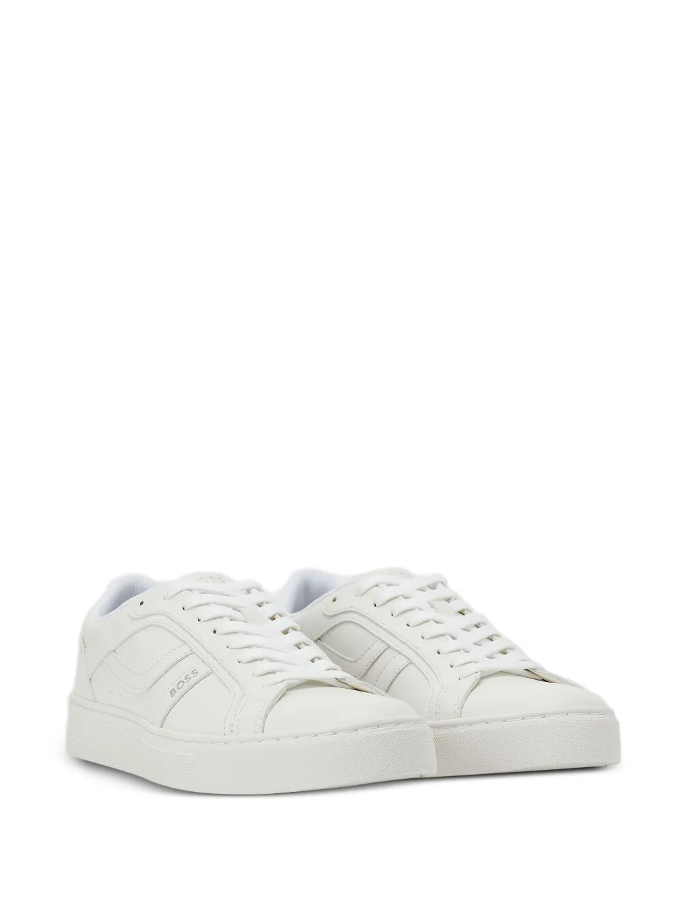 BOSS Sneakers met logoprint Wit