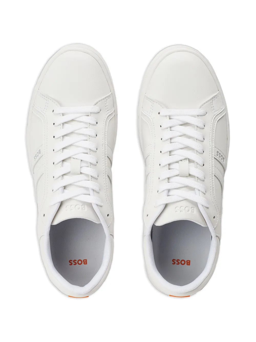 BOSS Sneakers met logoprint Wit