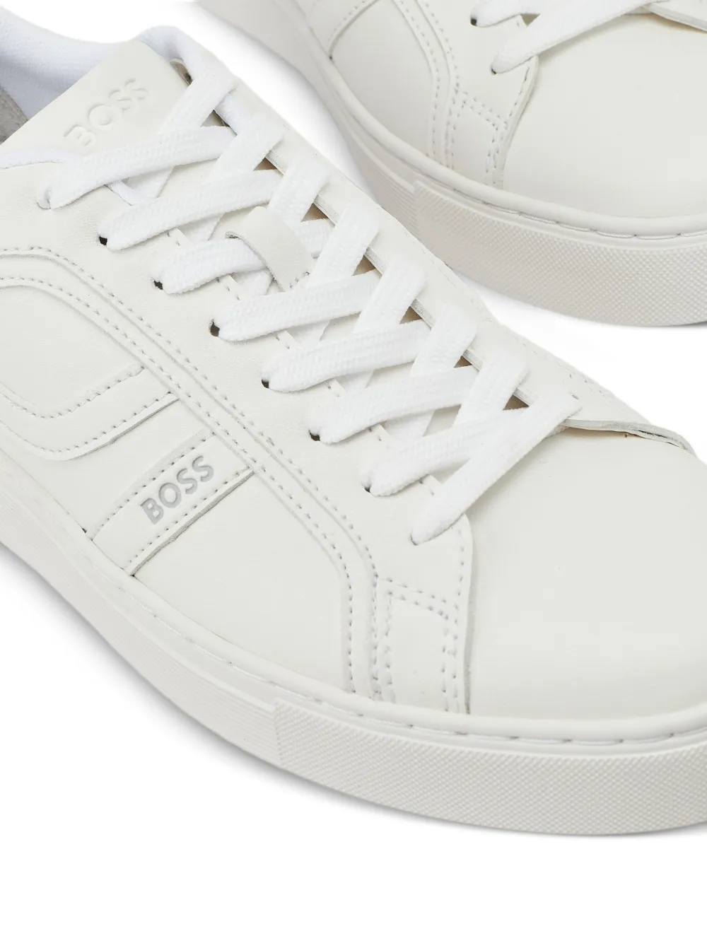 BOSS Sneakers met logoprint Wit