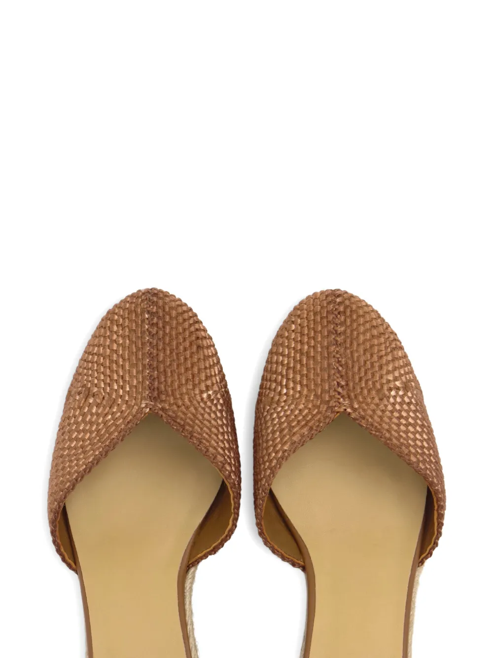 Castañer Cora espadrilles met geweven design Bruin