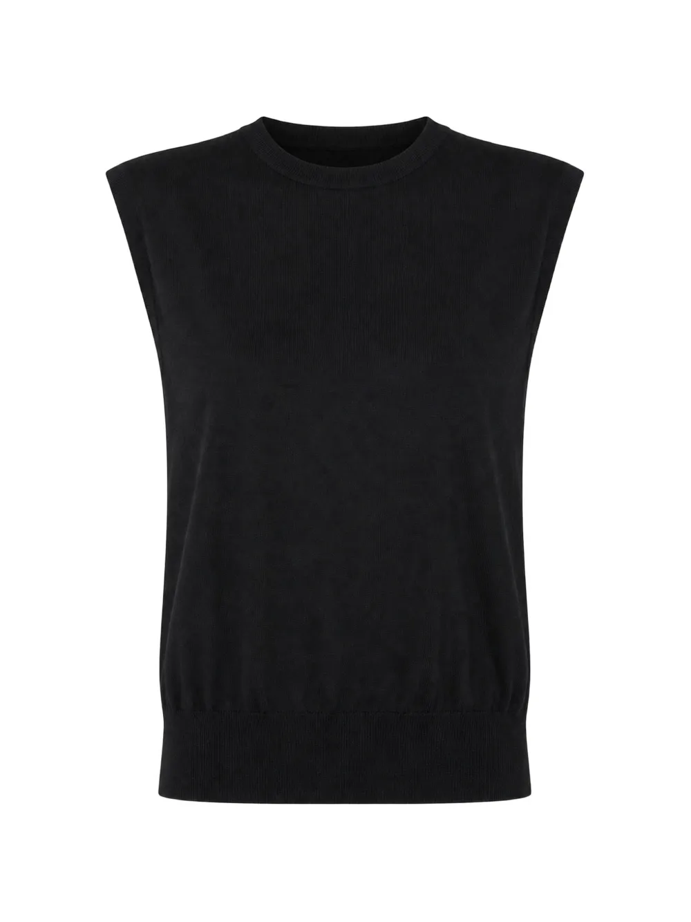 The Row Essential sleeveless sweater - Nero