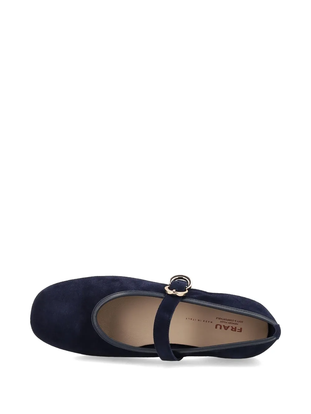 FRAU suede ballet flats Blauw