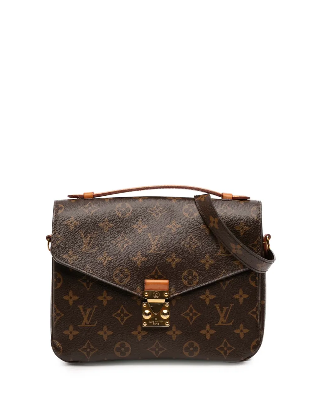 Louis Vuitton Pre-Owned 2019 Monogram Pochette Metis satchel - Brown