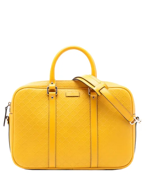 Gucci Pre-Owned 2016-2025 Medium Diamante Bright Leather business bag