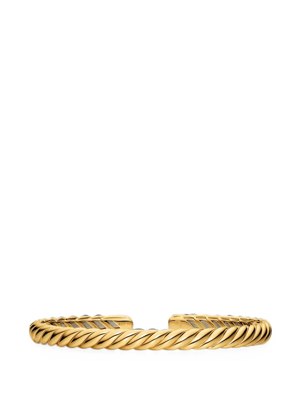 David Yurman Sculpted Cable Flex Bracelet In Gold