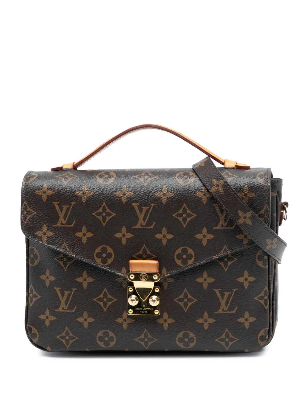 Louis Vuitton Pre-Owned 2018 Monogram Pochette Metis satchel - Braun