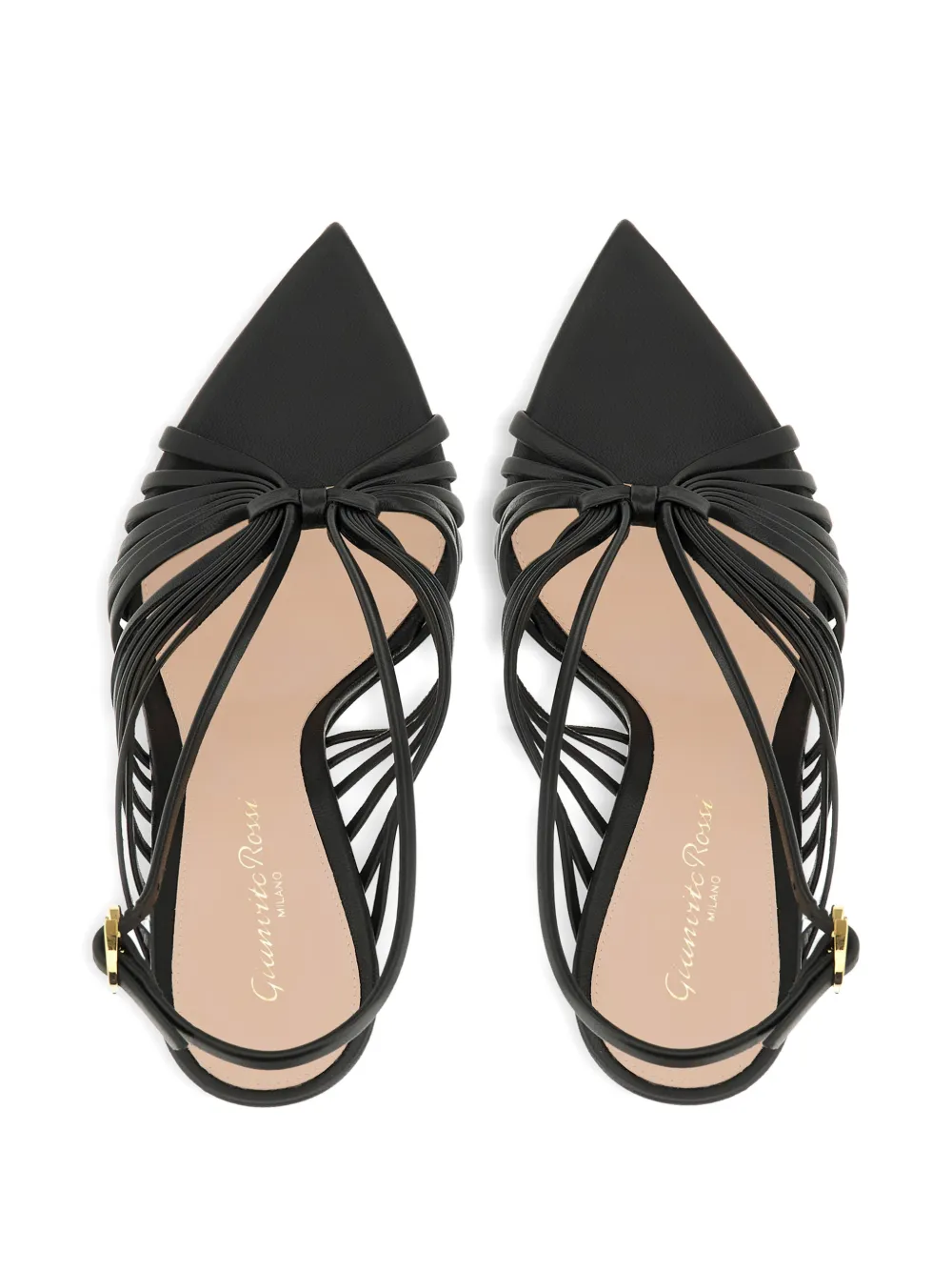 Gianvito Rossi Muse caged sandals Zwart