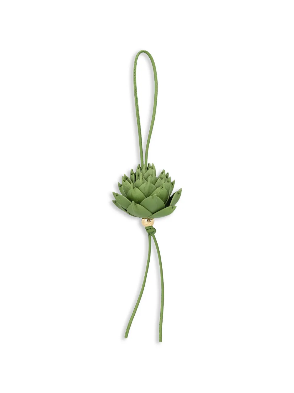 LOEWE Artichoke leather keychain - Verde