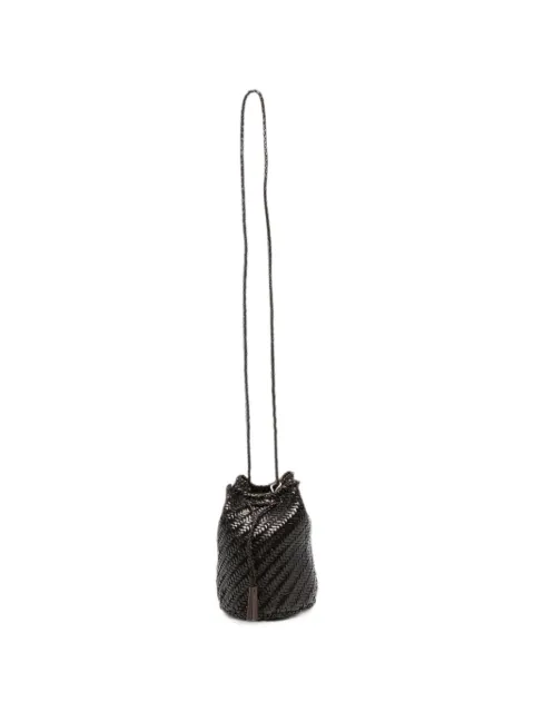 DRAGON DIFFUSION Pompom Double Jump tassel-detail bucket bag