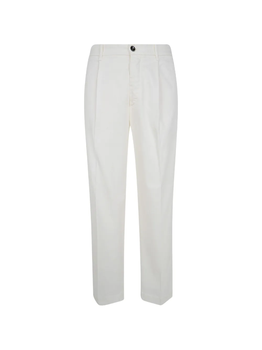 Nine In The Morning pleated-detail chino trousers - Weiß