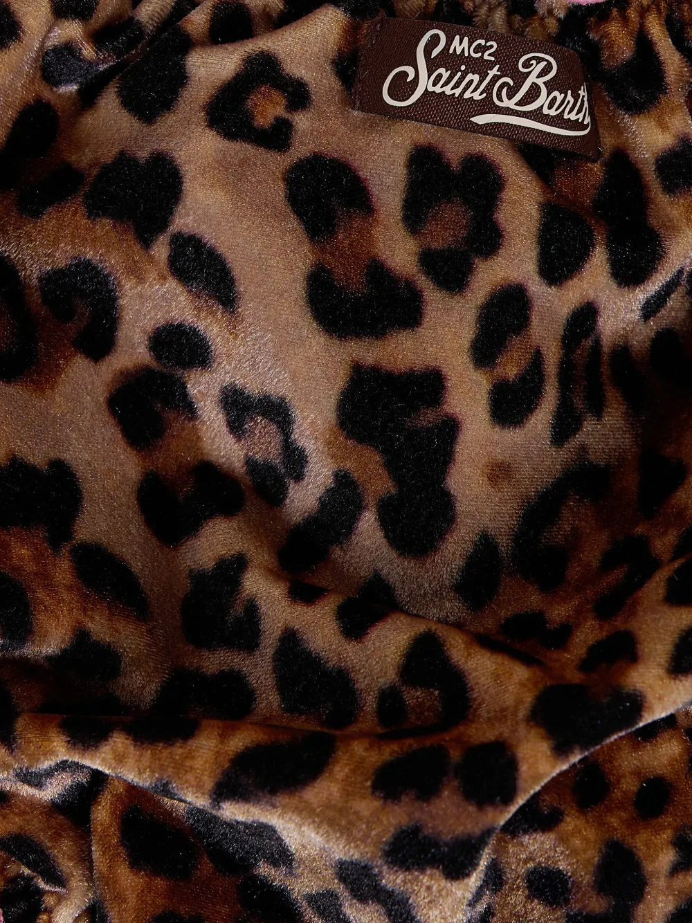  Mc2 Saint Barth Kids Leopard-print Ruffled Bikini - Marron 