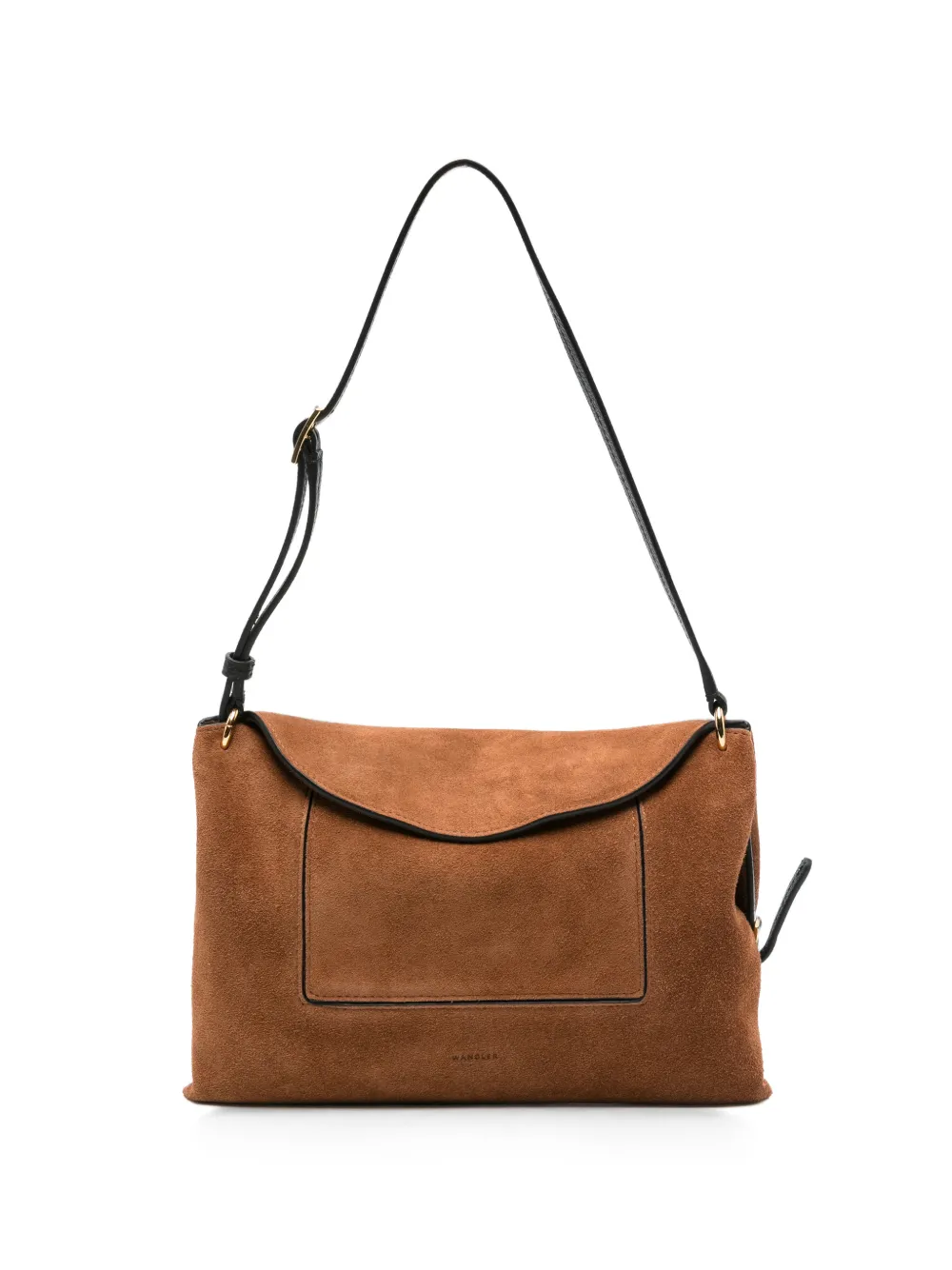 Wandler Penelope suede shoulder bag - Braun