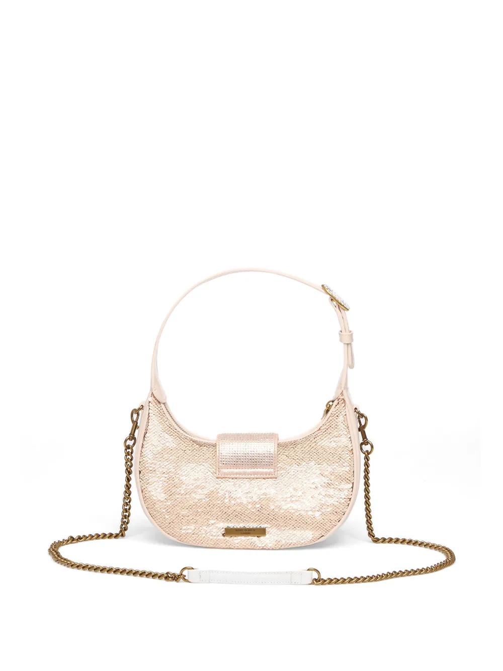 Kurt Geiger London Schoudertas verfraaid met pailletten Roze
