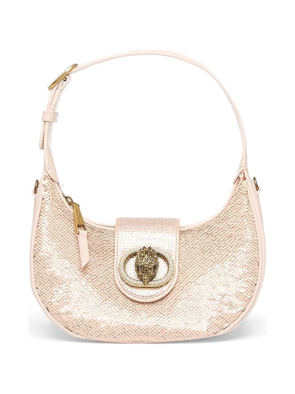 Kurt Geiger sequin-embellished shoulder bag - Rosa