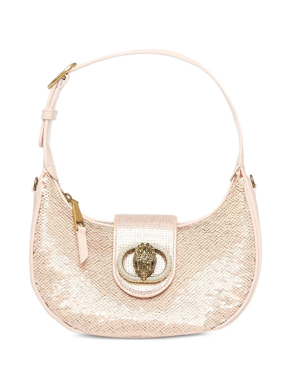 Kurt Geiger sequin-embellished shoulder bag - Rosa