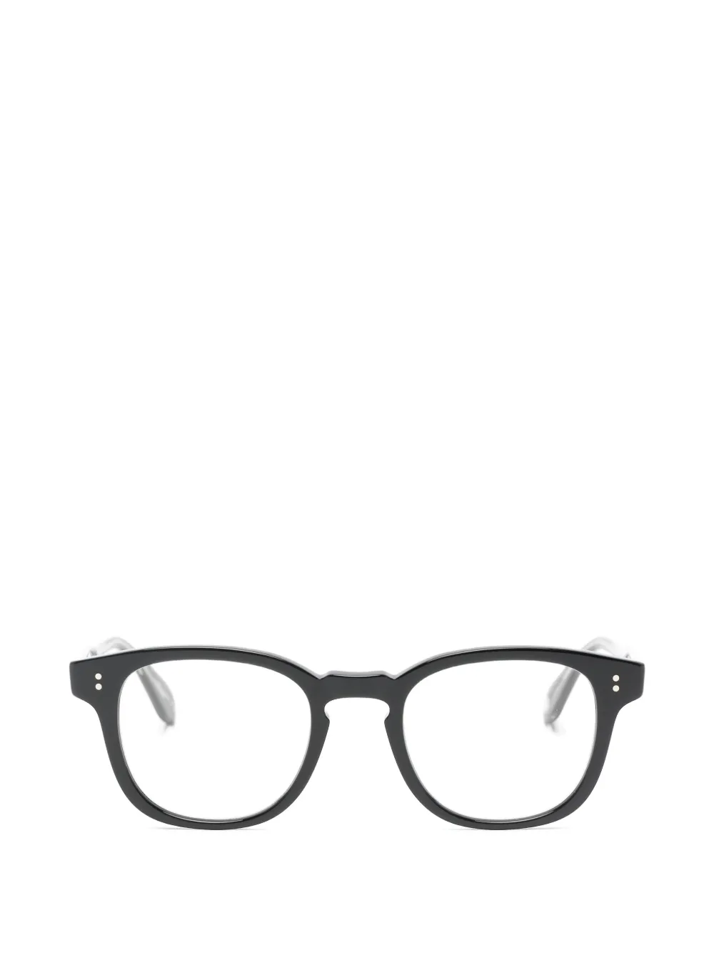Garrett Leight Langley square-frame glasses - Nero