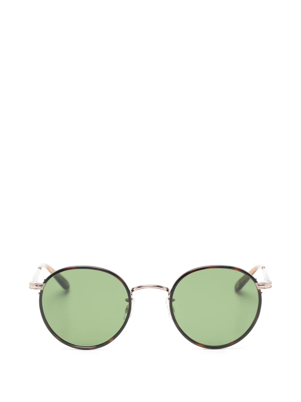 Garrett Leight Wilson round-frame sunglasses - Marrone