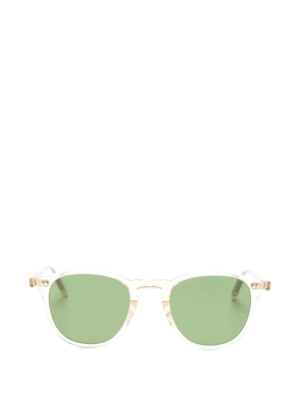 Garrett Leight Hampton round-frame sunglasses - Toni neutri