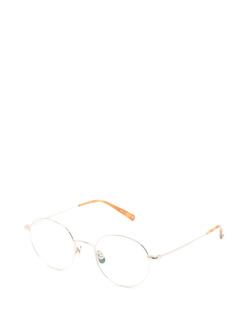 Garrett Leight Cloy II bril met rond montuur Goud