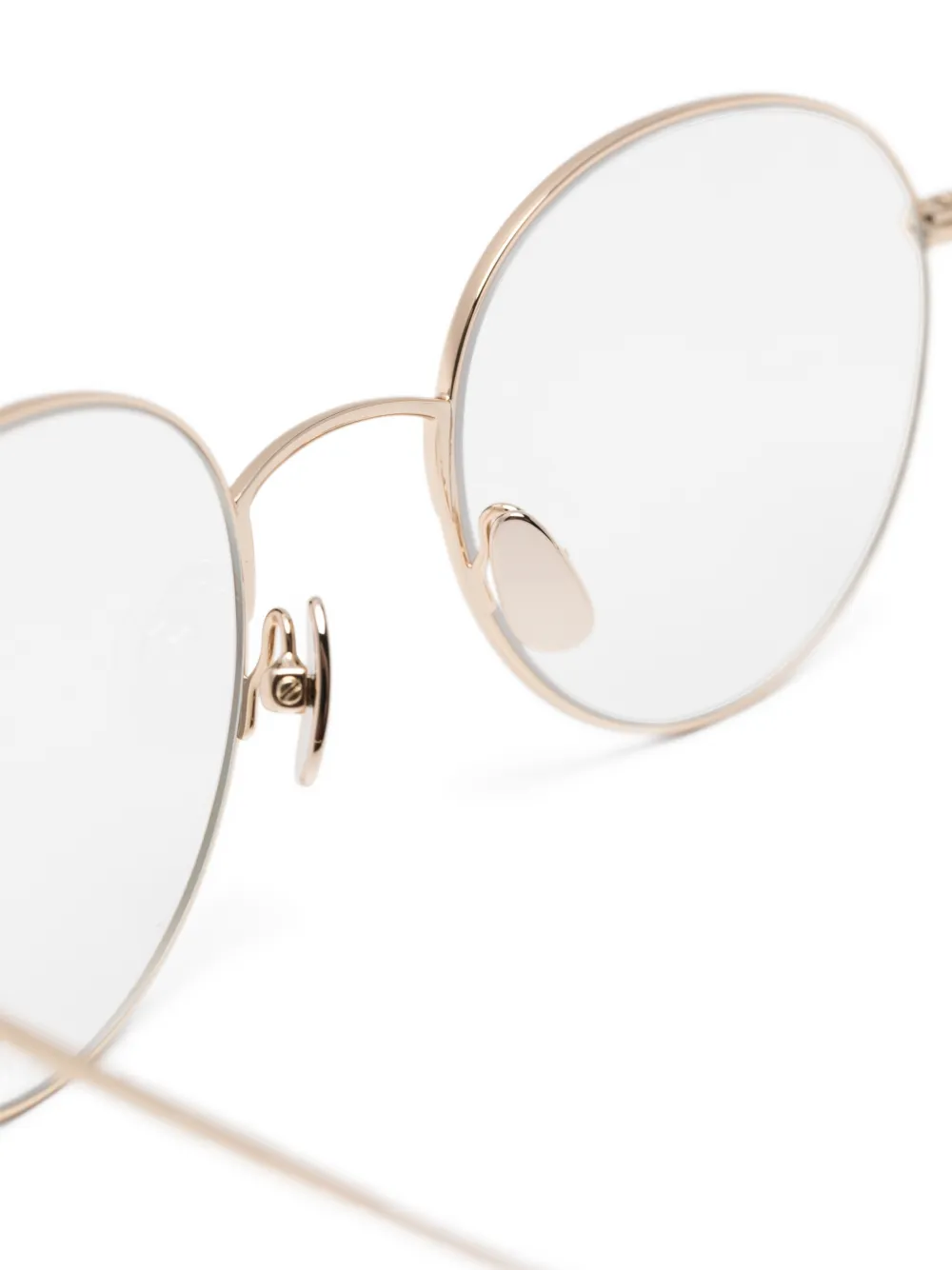 Garrett Leight Cloy II bril met rond montuur Goud