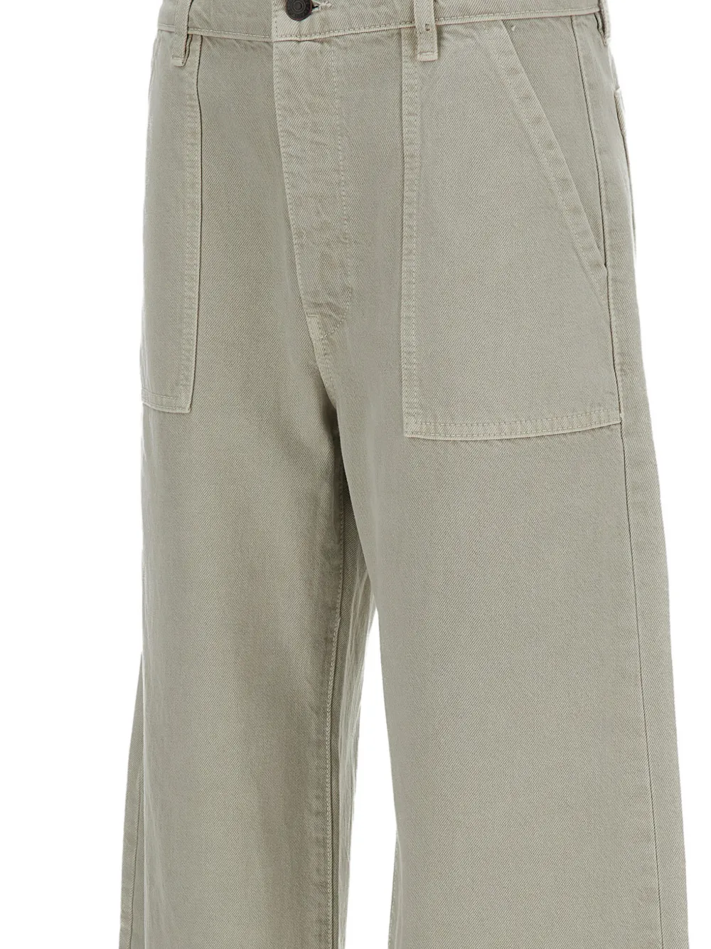 FRAME The Bow jeans met wijde pijpen Beige