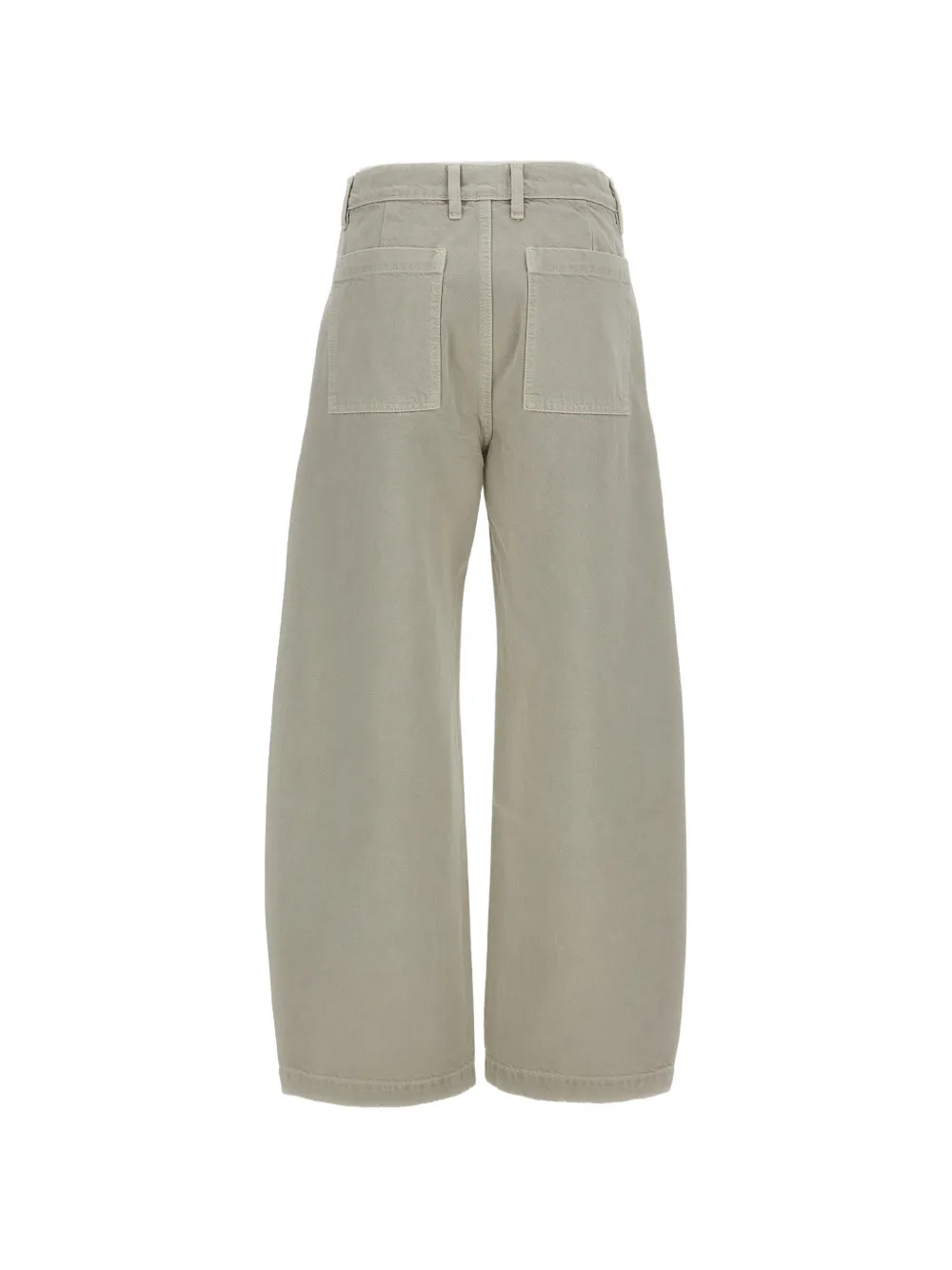FRAME The Bow jeans met wijde pijpen Beige