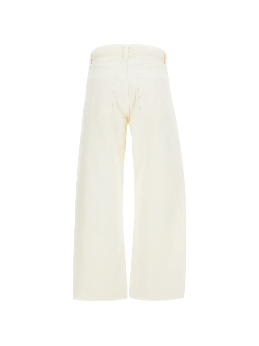 AGOLDE Arc jeans met wijde pijpen Beige