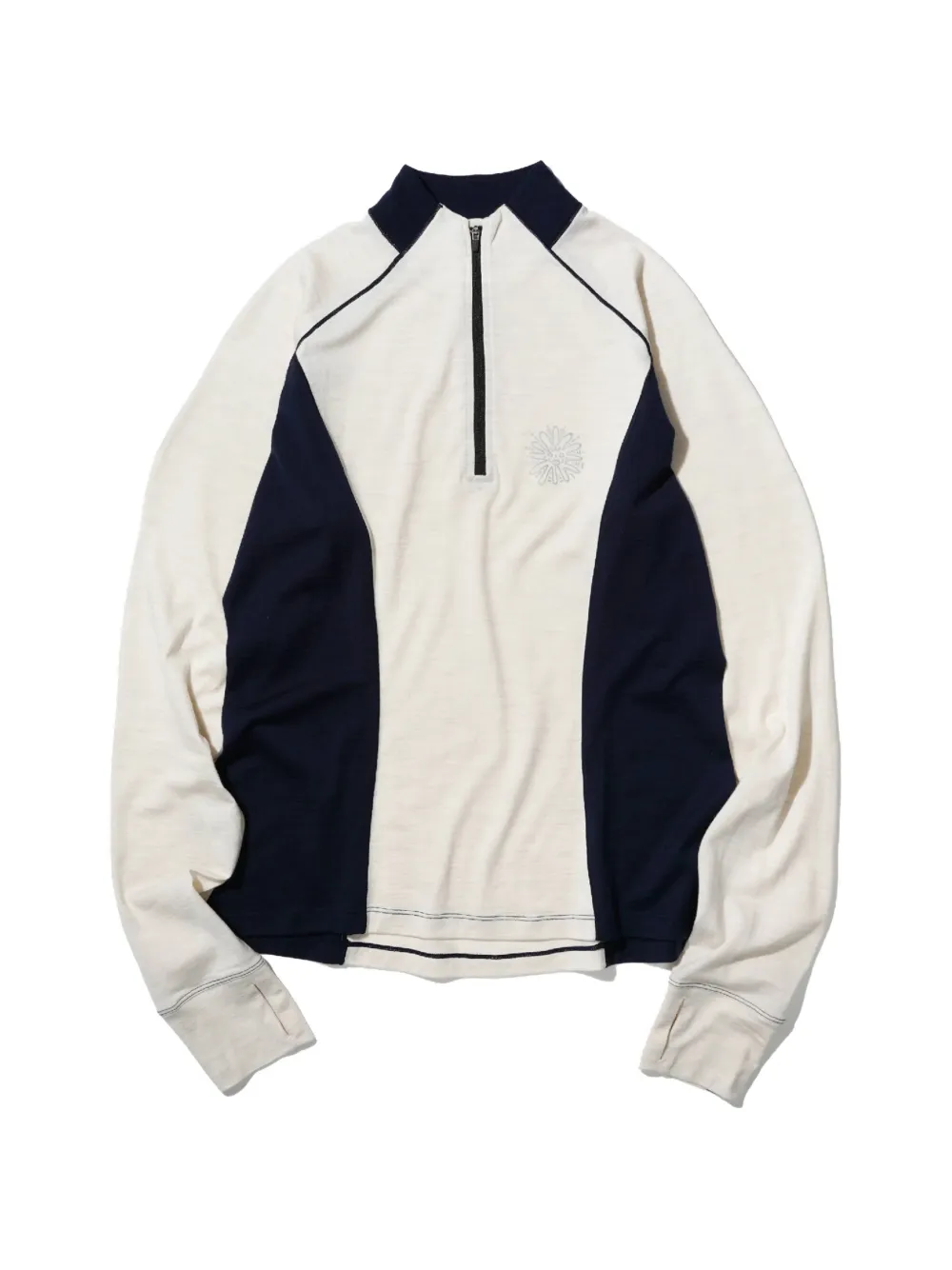 UPPERVOID Oba panelled hiking top - Weiß