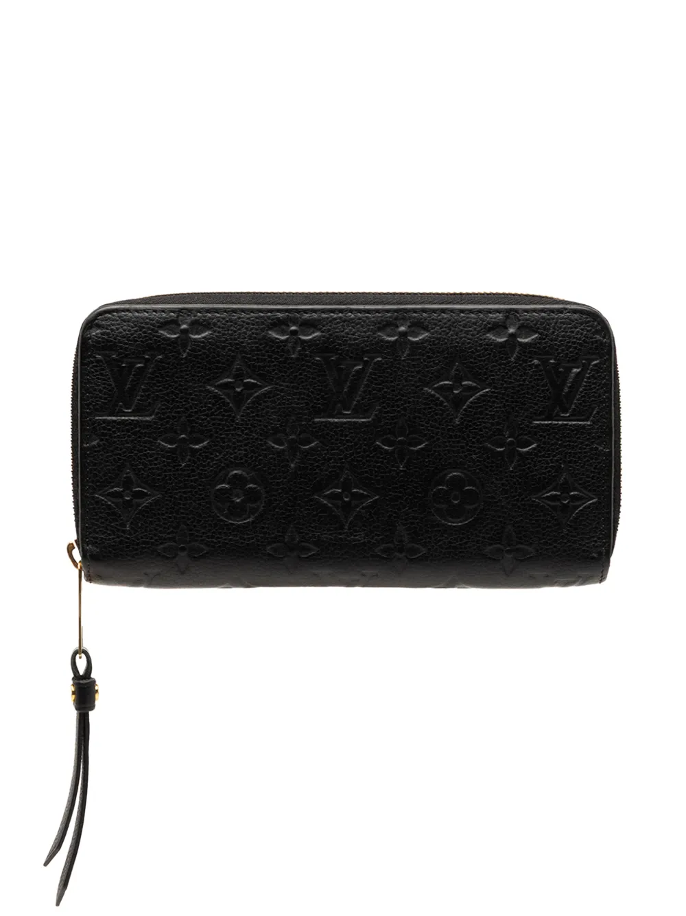 Louis Vuitton Pre-Owned 2021-2026 Monogram Empreinte Zippy Wallet long wallets - Black