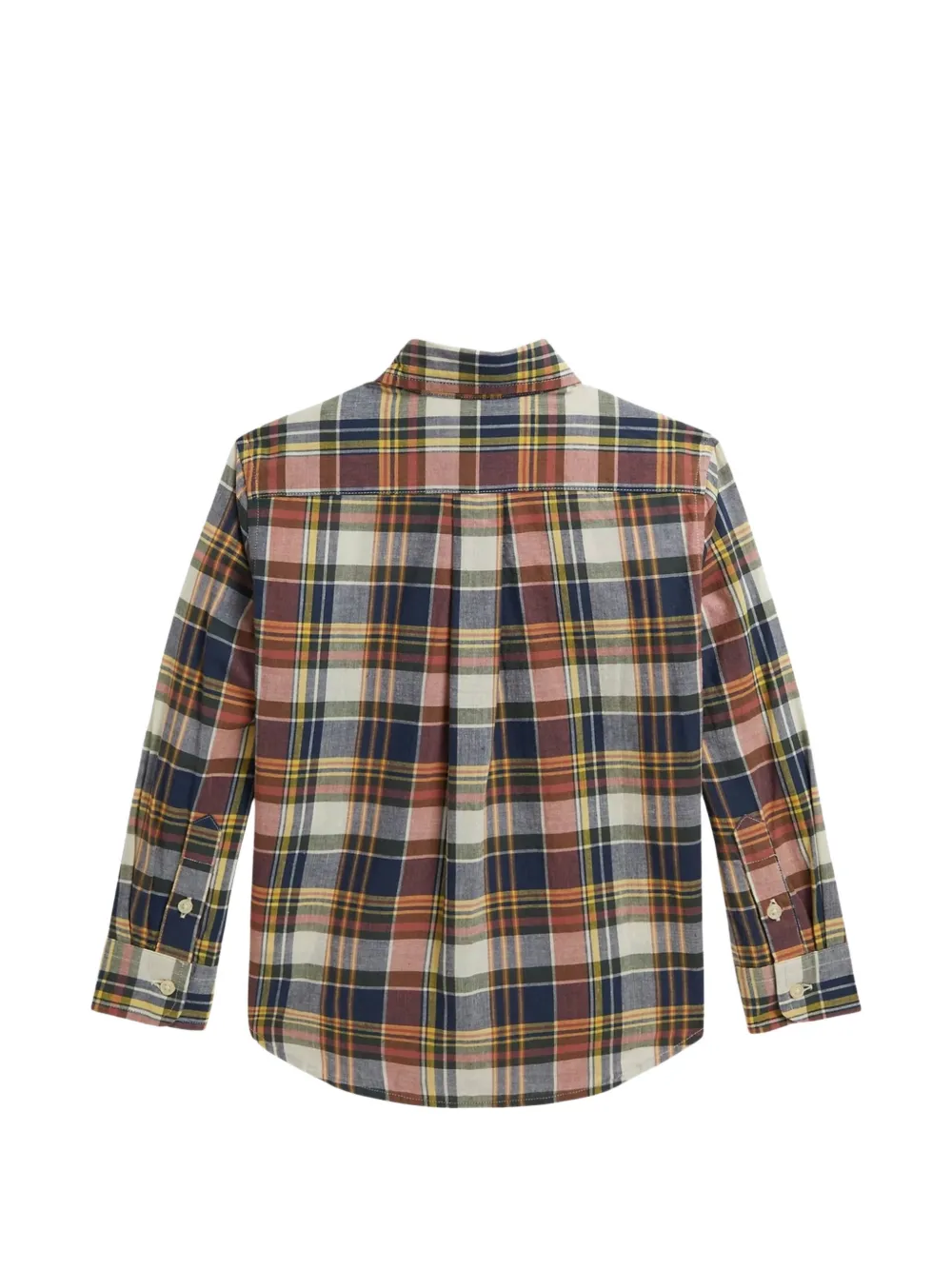 POLO RALPH LAUREN KIDS Geruit Polo Pony shirt Blauw