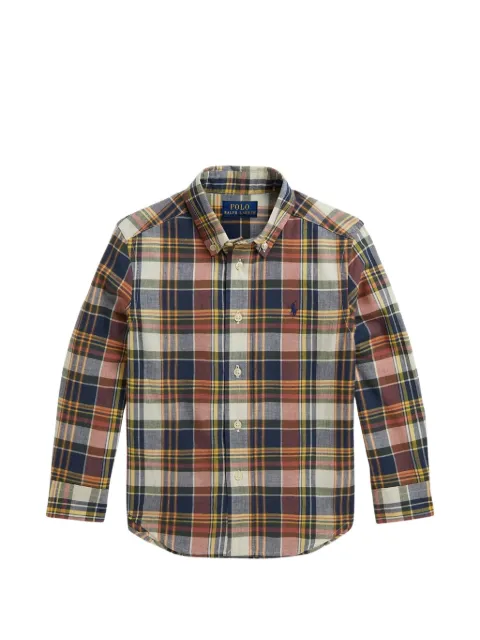 POLO RALPH LAUREN KIDS チェック ポロポニー シャツ