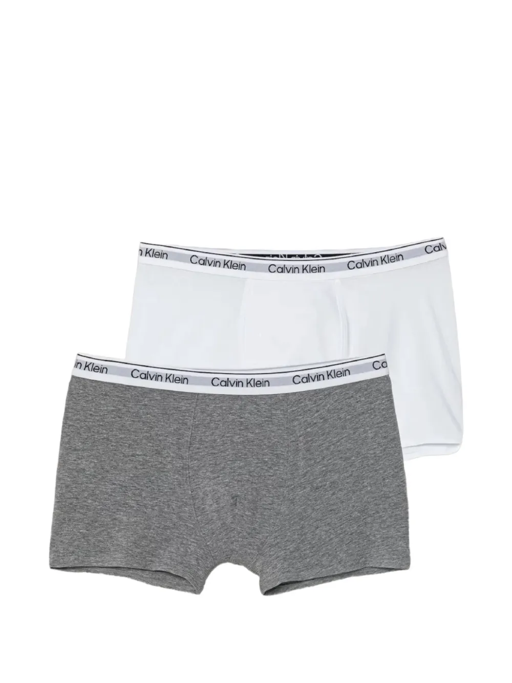 Calvin Klein Kids Drie boxershorts met logoband Grijs